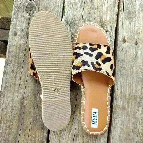 Myra Leopard Print Sandal - Picture 4 of 7